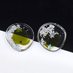 Transparent Resin Cabochons&nbsp;CRES-S362-013B-02