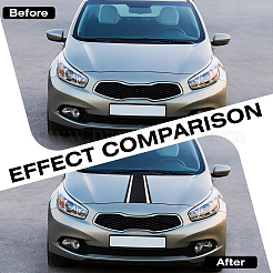 PVC Car Hood Stickers&nbsp;DIY-WH0308-961C
