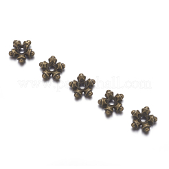 Tibetan Style Alloy Flower Spacer Beads&nbsp;TIBEB-5464-AB-FF
