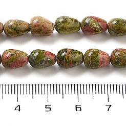 Natural Unakite Beads Strands&nbsp;G-B106-A23-01
