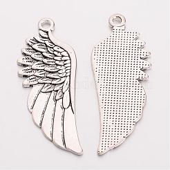 Tibetan Style Alloy Wing Large Pendants&nbsp;EAAA036Y-NF