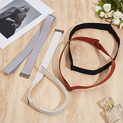 4Pcs 4 Colors Polyester Waist Belts with Alloy Clasps&nbsp;AJEW-CY0003-08