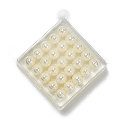 (Defective Closeout Sale: Yellowing) Transparent Acrylic Pendants&nbsp;TACR-XCP0001-05