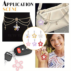 Polyester Pendant Decorations&nbsp;HJEW-YW00127-01