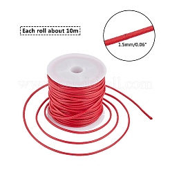 9 Rolls 9 Colors Waxed Polyester Cords&nbsp;YC-PH0002-24-1.5mm