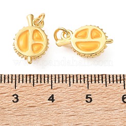 Brass Pendants&nbsp;KK-D111-04C-G