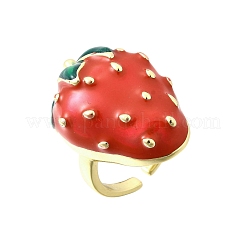 Brass Cuff Rings&nbsp;RJEW-H251-01G
