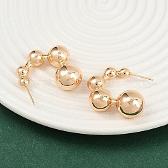 Brass Stud Earrings&nbsp;EJEW-H168-10G