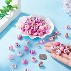 100Pcs 10 Styles Resin European Beads&nbsp;RPDL-TA0001-14