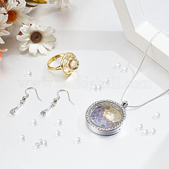 100Pcs Natural Quartz Sphere Beads&nbsp;G-NB0005-51A