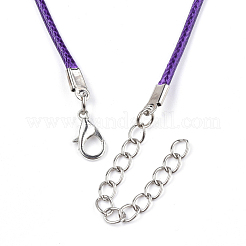 Waxed Cord Necklace Making&nbsp;NCOR-T001-06