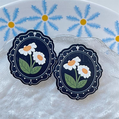 Flower Acrylic Pendants&nbsp;PW-WG10773-07-1