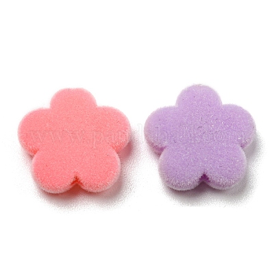 Flocky Acrylic Beads&nbsp;FIND-L014-04-1