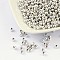 Plating Acrylic Beads, Round, Silver Plated, 4mm, Hole: 1mm, about 14000pcs/500g