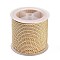 11M Polyester Braided Cord with Cotton Core & Metallic Thread, Moccasin, 2.5mm, about 10.0465 Yards(11m)/Roll