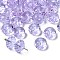 K9 Glass, Imitation Austrian Crystal Beads, Grade AAA, Faceted, Rondelle, Lilac, 10x7mm, Hole: 0.9~1mm