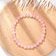 Natural Rose Quartz Bead Stretch Bracelets&nbsp;BJEW-K212-A-045-4