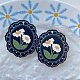 Flower Acrylic Pendants&nbsp;PW-WG10773-07-1