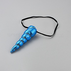 Cloth Unicorn Horn Ear Elastic Headband&nbsp;OHAR-WH20008-01D
