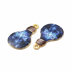 Alloy Printed Pendants&nbsp;PALLOY-D581-02