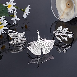10 Pcs 5 Styles Alloy Napkin Rings&nbsp;AJEW-GF0002-72P