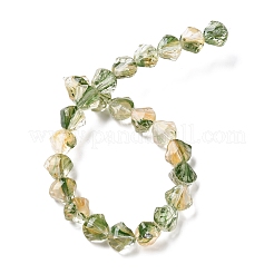 Inner Flower Handmade Lampwork Beads Strands&nbsp;LA-CBA3F7A-02F
