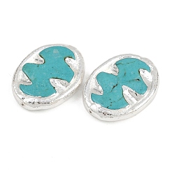 Electroplated Synthetic Turquoise Beads&nbsp;KK-K362-13S