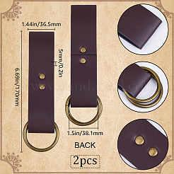PU Imitation Leather Belt Accessories&nbsp;LS-AJEW-WH0060-06KCG