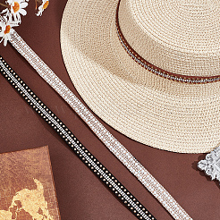 3Pcs 3 Styles Imitation Leather & Velvet Southwestern Cowboy Hat Band&nbsp;FIND-CP0001-54B