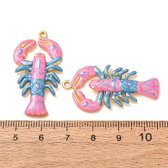 304 Stainless Steel Enamel Pendants&nbsp;SA-CBAB1B6-06G-02