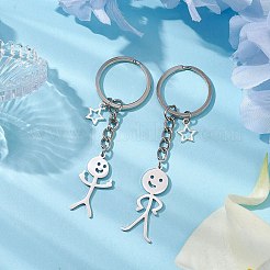 Alloy & Stainless Steel Keychain&nbsp;KEYC-JKC00901