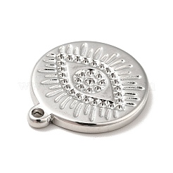 Tarnish Resistant 304 Stainless Steel Pendants Rhinestone Setting&nbsp;STAS-A066-16P