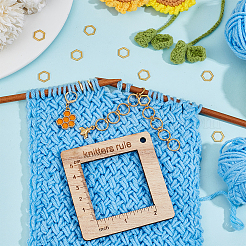 Alloy and  Wooden Sweater Knitting tool&nbsp;AJEW-WH0472-20H