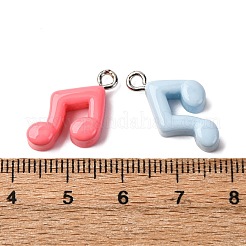 Opaque Resin Pendants&nbsp;RESI-P045-06P-M