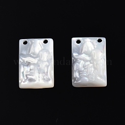 Natural White Shell Charms&nbsp;SSHEL-N003-140