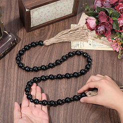 1Pc Round Natural Wood Beads Wall Hanging Decorations&nbsp;HJEW-CN0001-38A