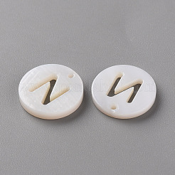 Natural Freshwater Shell Pendants&nbsp;SHEL-Q311-008N