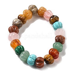 Natural & Synthetic Mixed Gemstone Beads Strands&nbsp;G-K335-02B