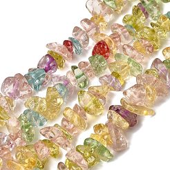 Crackle Glass Bead Strands&nbsp;G-F328-18