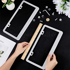Acrylic & ABS Plastic License Plate Frames&nbsp;DIY-WH0759-03