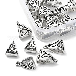 20Pcs 2 Style Tibetan Style Alloy Tube Bails&nbsp;TIBE-YW0001-29