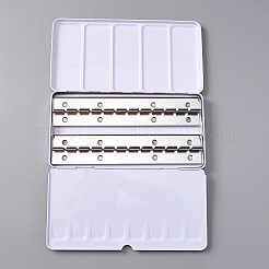 Empty Watercolor Paint Palette Tinplate Box&nbsp;LS-AJEW-WH0248-93