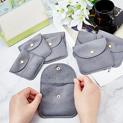 8Pcs 2 Styles Velvet Jewelry Storage Bags&nbsp;ABAG-NB0001-77