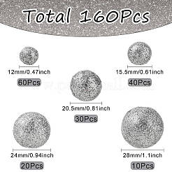 160Pcs 10 Styles Glitter Craft Foam Balls&nbsp;DIY-SP0005-58A
