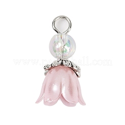 ABS Plastic Pearl with Acrylic Pendants&nbsp;PALLOY-JF03603