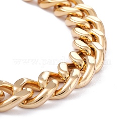 PVD Vacuum Plating 304 Stainless Steel Curb Chains Anklets&nbsp;AJEW-I295-03G