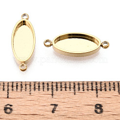 304 Stainless Steel Connector Cabochon Settings&nbsp;STAS-N115-34G