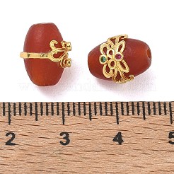 Natural Carnelian Oval Beads&nbsp;GG-D002-04G
