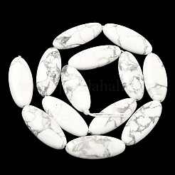 Natural Howlite Beads Strands&nbsp;G-B078-E17-01