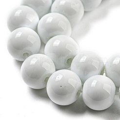 Painted Glass Bead Strands&nbsp;DGLA-S071-8mm-01